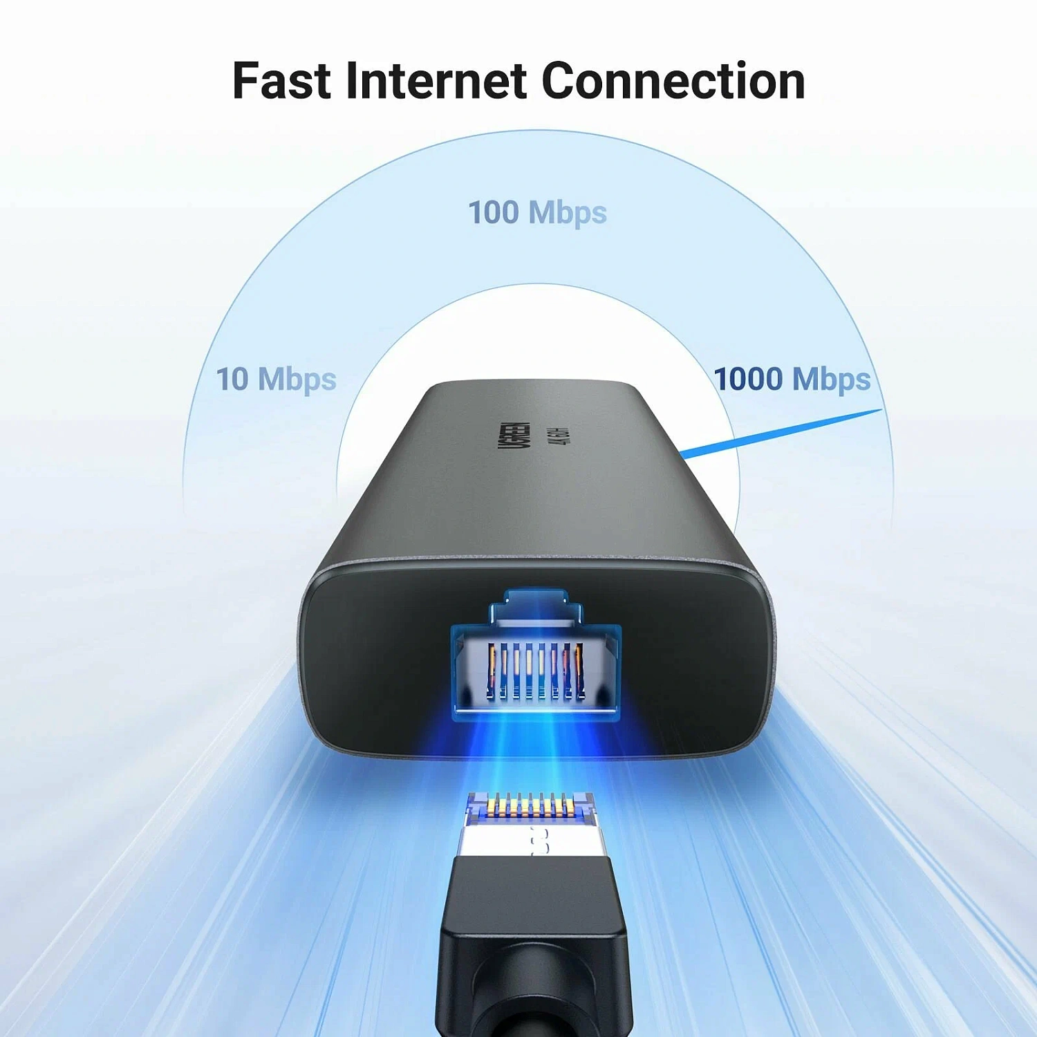 45000 Док-станция UGREEN CM512 USB-C - 2xUSB-A 3.2, USB-C 3.2, HDMI v2.0 4K 60Hz, LAN 1Gbit, PD 100W